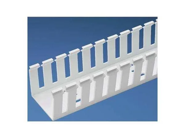 Panduit G1.5X1.5WH6 Wire Duct - wide Slot, White, 1.75 W x 1.5 D