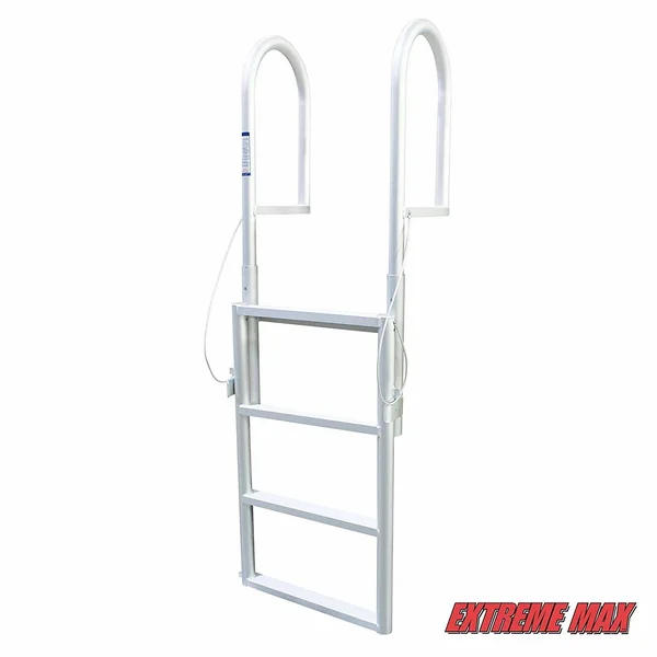 Extreme Max 3005.3461 Sliding Dock Ladder - 4-Step