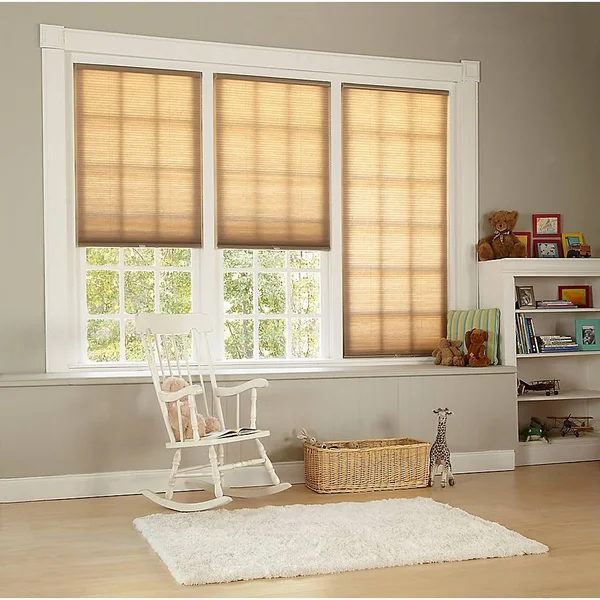 St. Charles Light Filtering 59.5x22 x 64x22 Cordless Cellular Shade in Linen