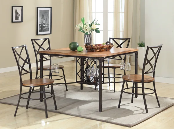 Baxton Studio Vintner Dining Set