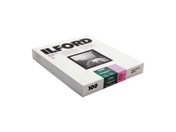ILFORD MULTIGRADE IV FB Fiber - Bu0026W negative paper - fiber - glossy - variable grade - 8 in x 10 in - 100 sheets