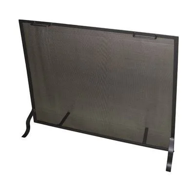 Cicero Single Panel Steel Fireplace Screen Symple Stuff Size: 30x22 H x 36x22 W x 7x22 D