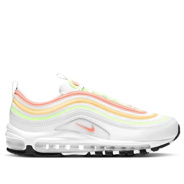 Nike Womens WMNS Air Max 97 Essential White Marathon Running Shoes/Sneakers CZ6087-100 (Size: US 7)
