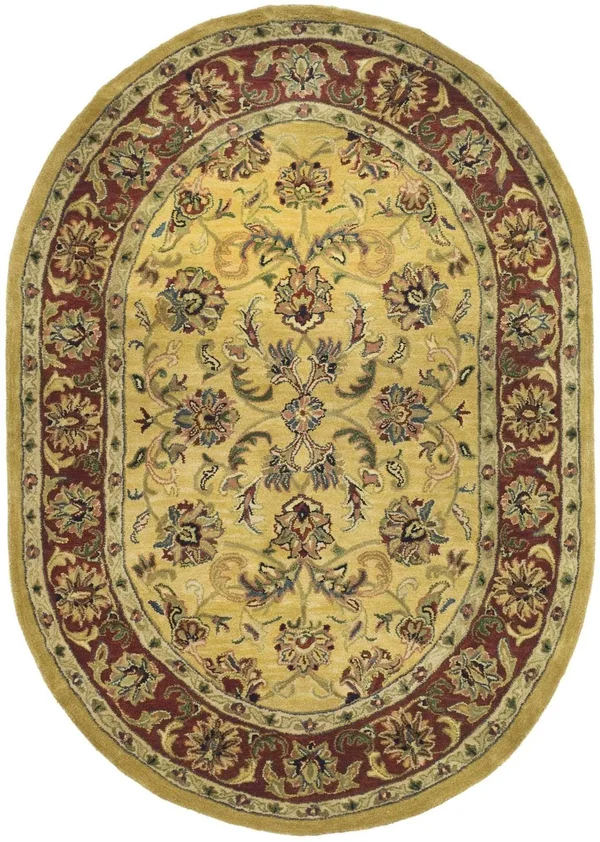 Safavieh 6& x 9& Classic CL398A Gold, Red Rug