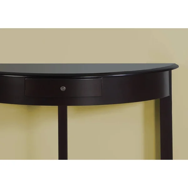 Dark Cherry Hall Console 31nch Accent Table - Wood - Brown