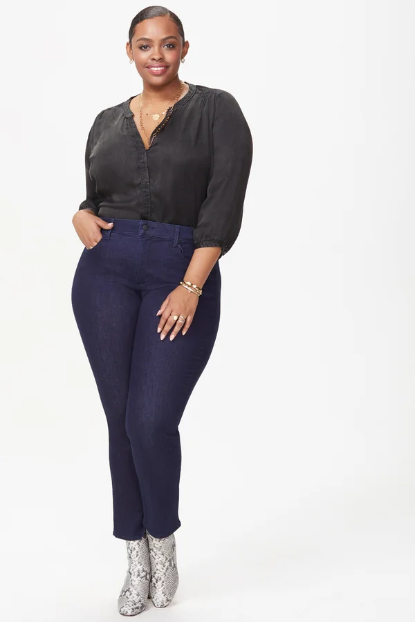 Nydj Women's Sheri Slim Jeans Petite in Rinse - Plus, Size: 22wp
