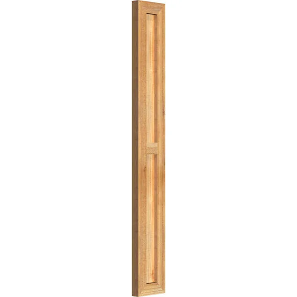 6 3/4x22W x 50x22H TimberCraft Two 3 3/8x22 Boards Framed Board-n-Batten Shutters - Rough Sawn Western Red Cedar (Per Pair)