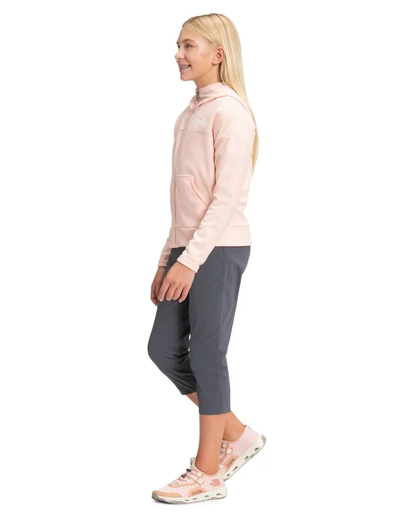 The North Face Girls& Glacier Full-Zip Hoodie, Large, Multi