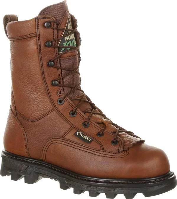 Men's Rocky 9 inch Lace to Toe Bearclaw 9234 Red/Brown Full Grain 6.5 M