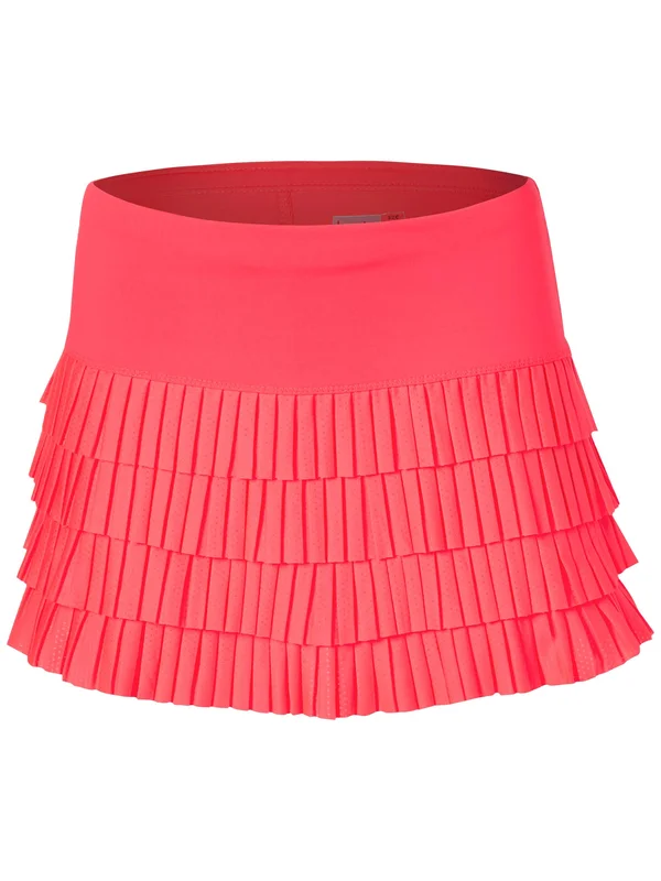 Lucky in Love Women's C&est La Vie Mon Amie Skirt, Small, Coral