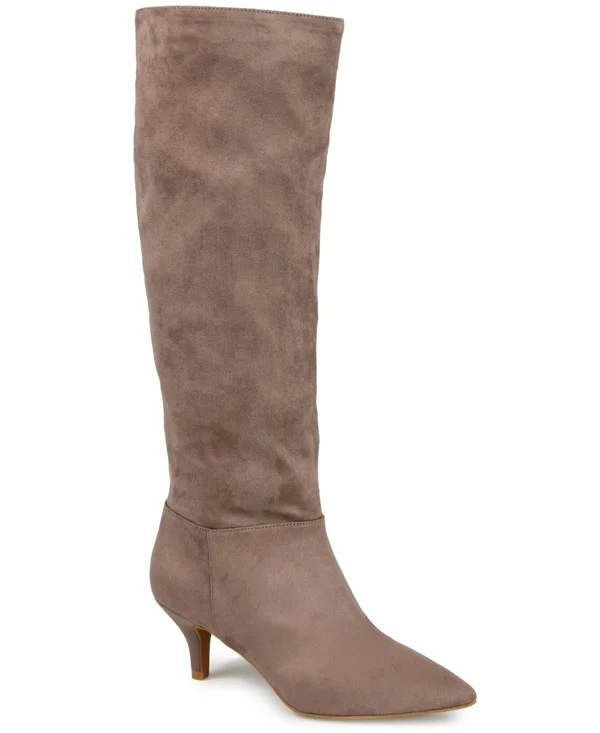 Journee Collection Women's Regular Vellia Boot - Taupe