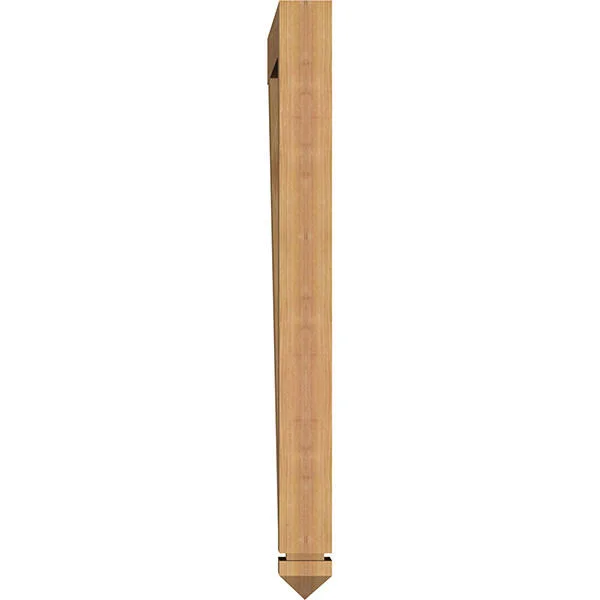 Ekena Millwork 3 1/2x22W x 34x22D x 40x22H Balboa Arts & Crafts Smooth BRACKET - Western Red Cedar