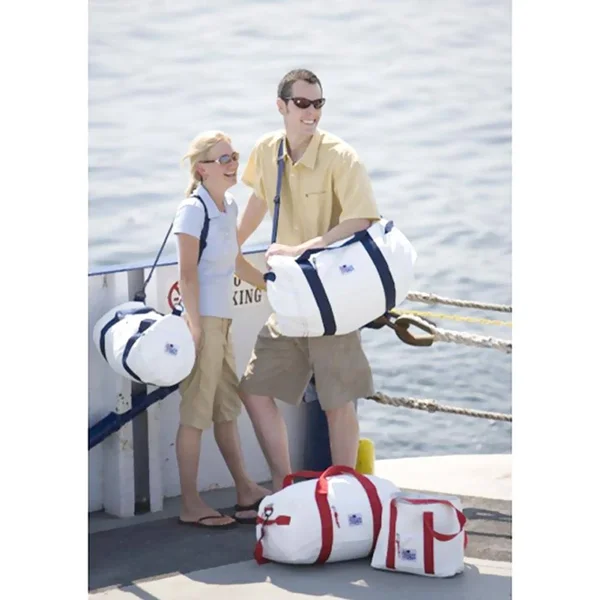 Large Square Duffel Red