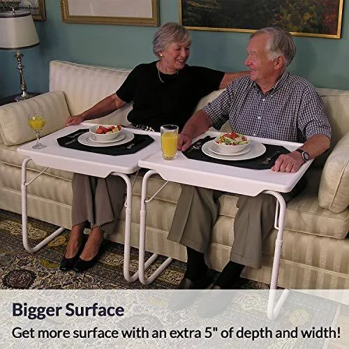 Table Mate XL TV Tray Table - Silver