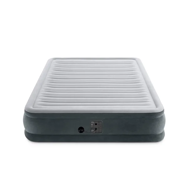 Intex Dura Beam Plus Series Mid Rise Airbed Mattress with Built in Pump, Queen