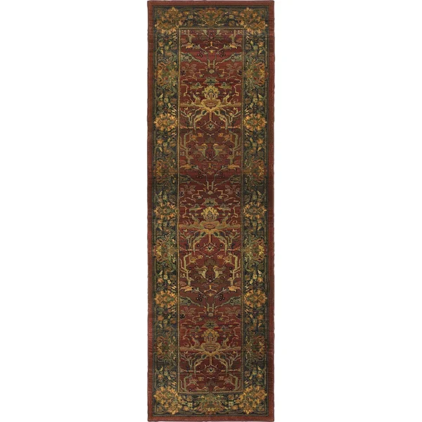 Oriental Weavers Kharma Red 5& 3x22 x 7& 6x22 Area Rug