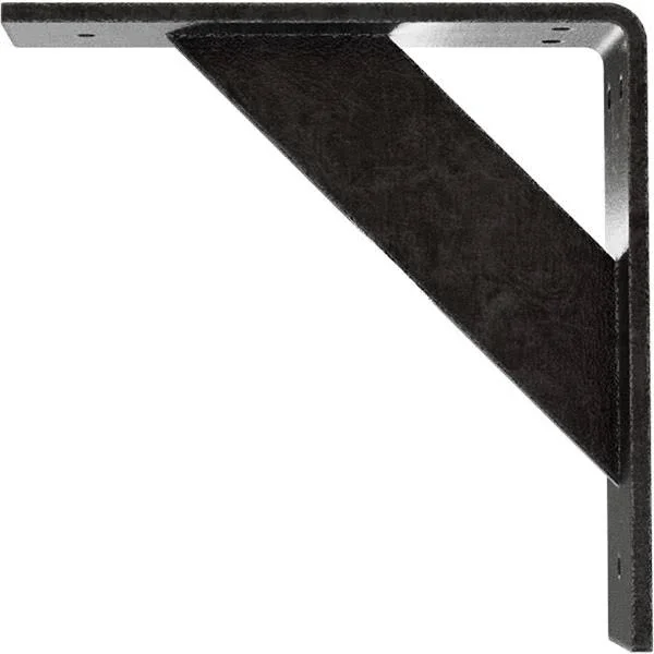 Ekena Millwork BKTM02X08X08TRAPW 2x22W x 8x22D x 8x22H Traditional Steel BRACKET - Antiqued Pewter