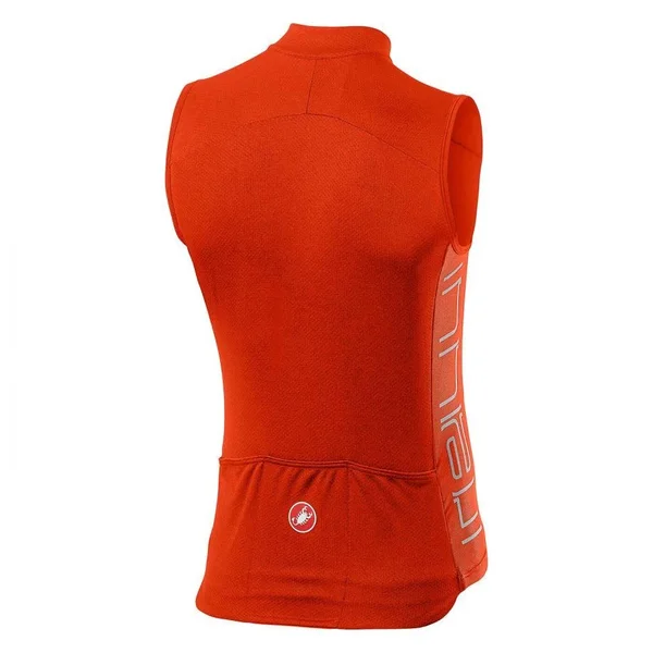 Castelli Entrata V Sleeveless - Fiery Red - M