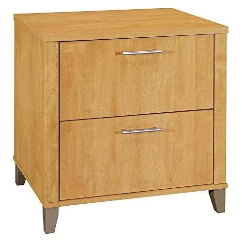 Bush Furniture Somerset Lateral File Cabinet in Maple Cross