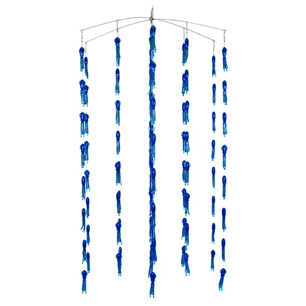 Squidnation Fat Daddy 6 Arm Stainless Steel 5.25x22 Squid Dredge - Purple