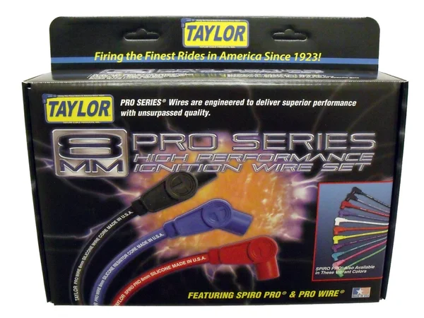 Taylor Cable 74676 Spiro Pro Blue Spark Plug Wire Set