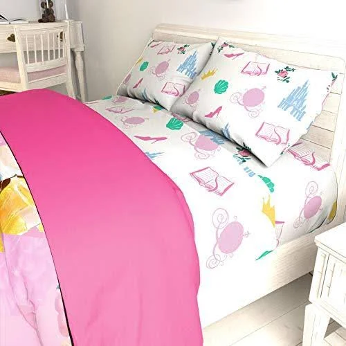 Disney Princess Sassy Sheet Set - Full, 39" x 75"