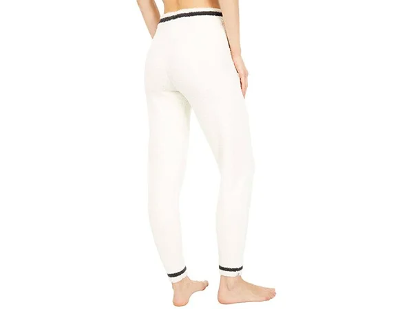 Barefoot Dreams CozyChic Classic Disney Women's Jogger Pants, Size Small, Cream