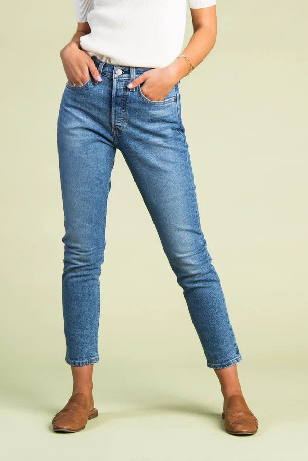 Levi&s 501 Skinny Jive Ship Jeans - 28, Dark Denim