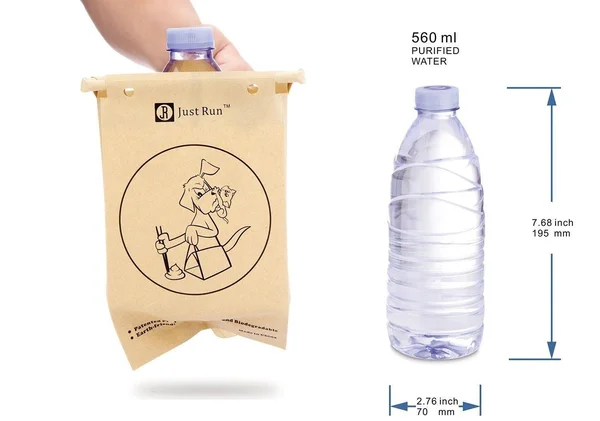 Just Run Poop Bags Biodegradable, Disposable Dog Waste Bags, Unscented, Compostable, Earth-Friendly 140 Bags JJ201817