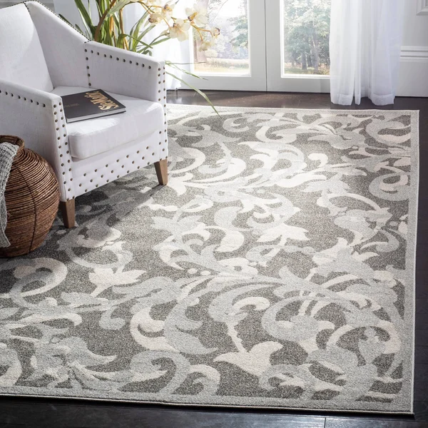 Safavieh 8& x 10& Amherst AMT428K Ivory - Grey Rug