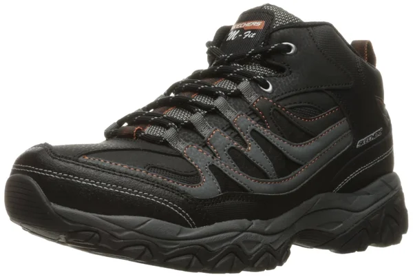 Men's Skechers After Burn Memory Fit Geardo High Top Trainer, Size: 6.5, Black