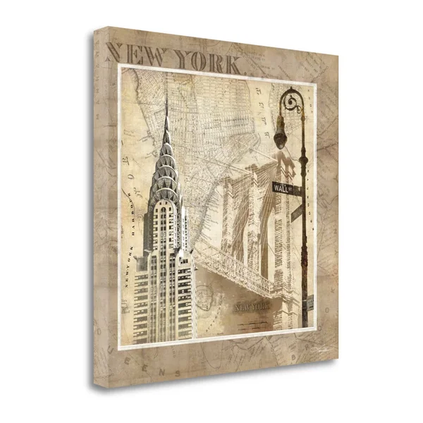 20x22 x 20x22 New York Serenade by Keith Mallett Fine Art Giclee Print