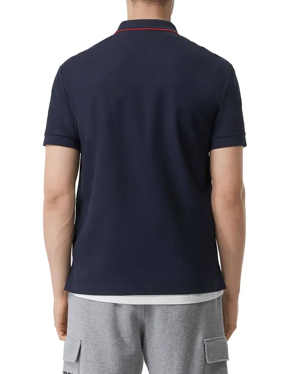 Burberry Navy Polo Shirt - Blue - Polo Shirts