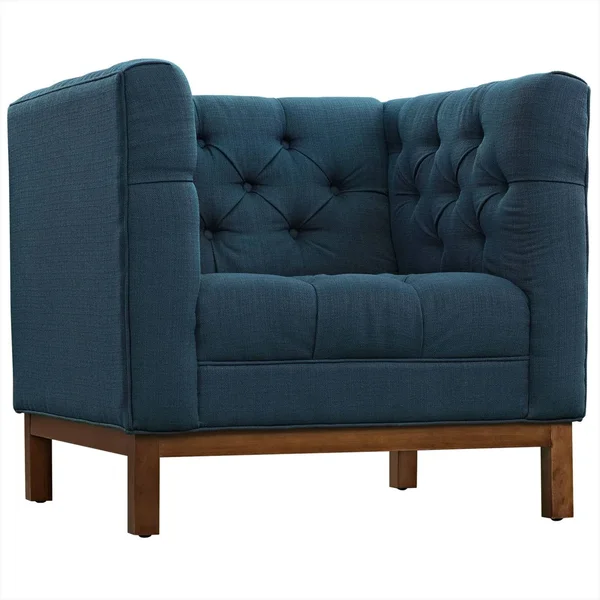 Modway Panache Fabric Armchair, Azure