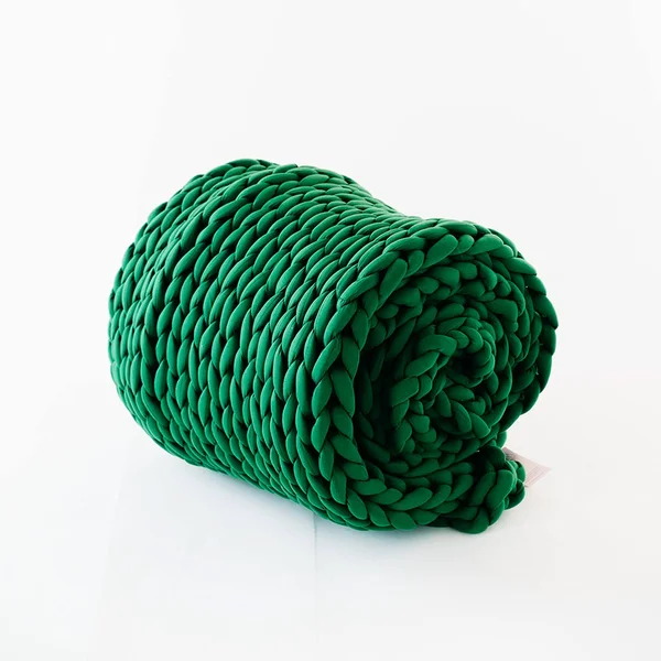 Nuzzie Knit Weighted Blanket. Sleep Deeper & Relieve Anxiety - King 25lbs - Cactus