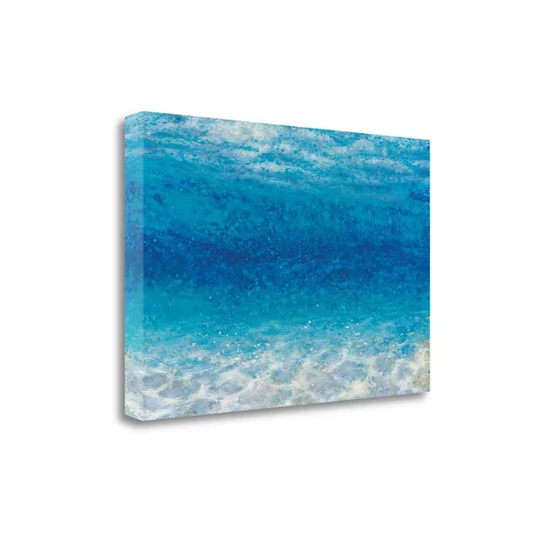 Tangletown Fine Art 'Underwater I' Print on Wrapped Canvas - Blue
