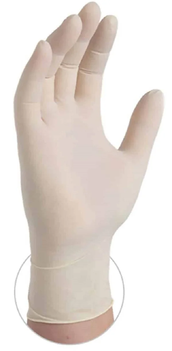 Gloveworks Ivory Latex Industrial Powder Free Disposable Gloves (Case of 1000)