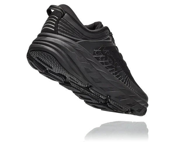 Hoka One One Women's Bondi 7 Shoe - 10 Wide - Lunar Rock - Black Iris