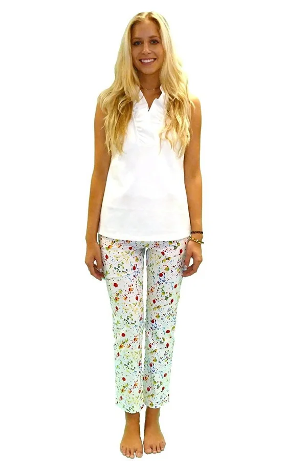 Krazy Larry Women's Pull-On Ankle Pants Navy - 8