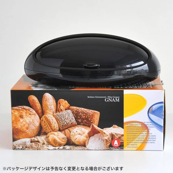 A di Alessi ASG22 B, Black Gnam Bread Bin