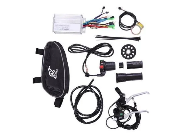 Sandinrayli Electric Bicycle Motor Kit w/ Front Wheel 36V 500W Hub Conversion