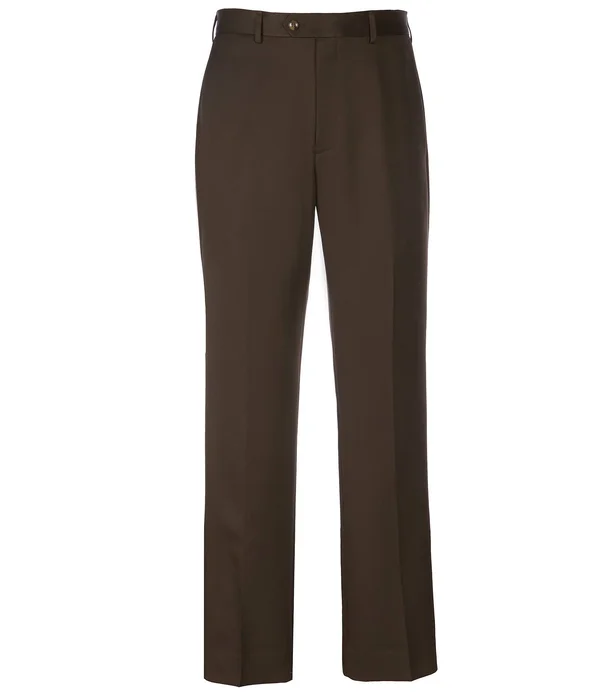Roundtree Yorke TravelSmart Non-Iron Flat-Front Ultimate Comfort Microfiber Dress Pants - Mens, 32 30, Olive - Dillard&s Exclusiv