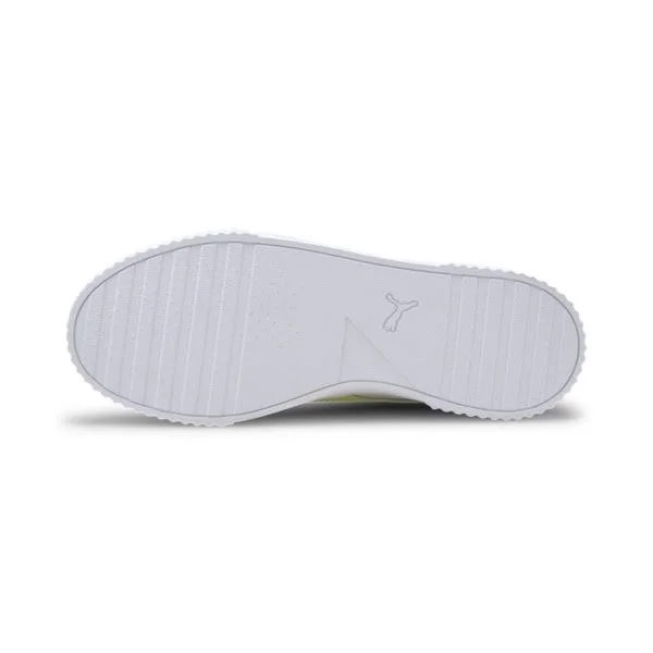 Puma Carina Sneaker - Women's - White/Yellow - Size 9