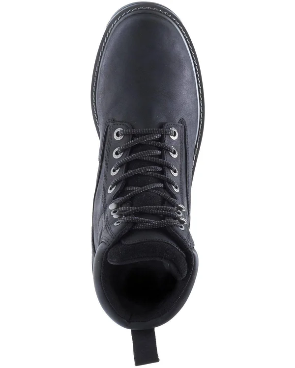 Wolverine Men's Floorhand 6 inch Waterproof Steel-Toe Work Boots - Size: 8, Black