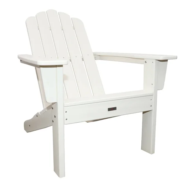 LuXeo Marina Outdoor Patio Adirondack Chair - Red