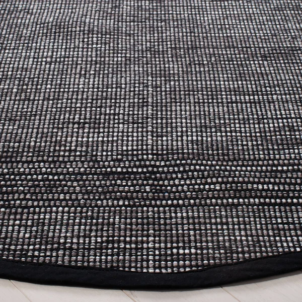 Safavieh MTK620K-6SQ 6 x 6 ft. Montauk Contemporary Square Rug Turquoise & Black