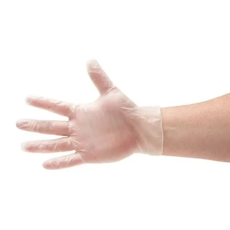 Disposable Food Gloves, Vinal Cooking Gloves, Clear, Size Large, 2.0 Mil Thick, 2000 Pack