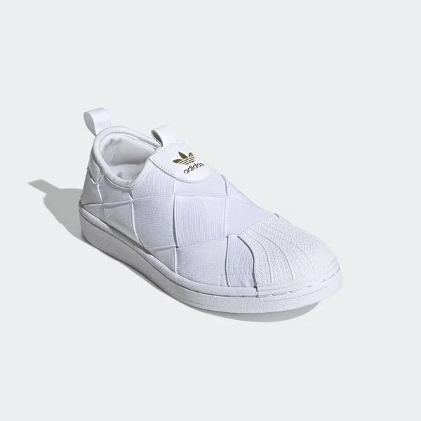 Adidas Women's Originals Superstar Slip-On Shoes, White