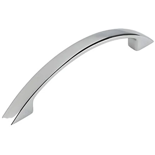 Cosmas 221-96CH Polished Chrome Cabinet Hardware Handle Pull - 3-3/4 inch (96mm) Hole Centers - 25 Pack