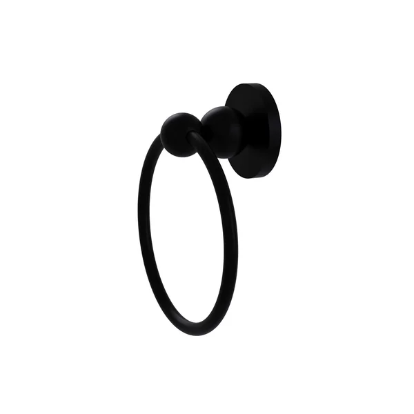 Allied Brass BL-16 Bolero Collection Towel Ring, Matte Black